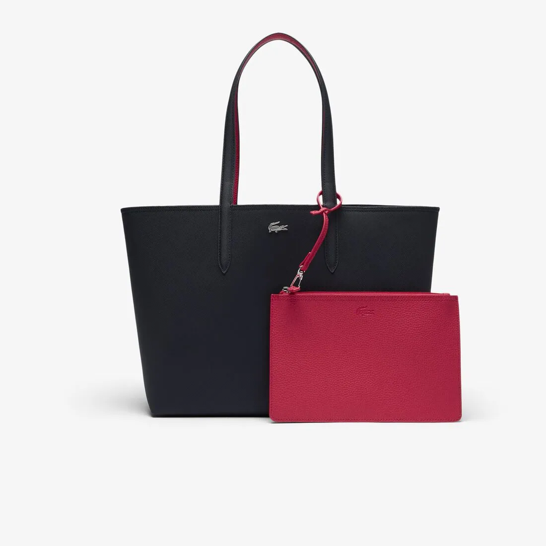Lacoste Reversible Tote With Pouch